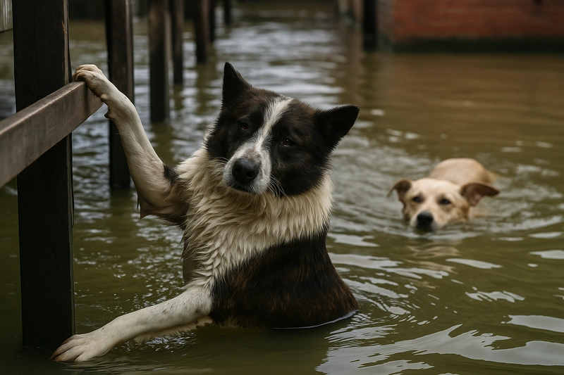 daños a los animales por inundaciones