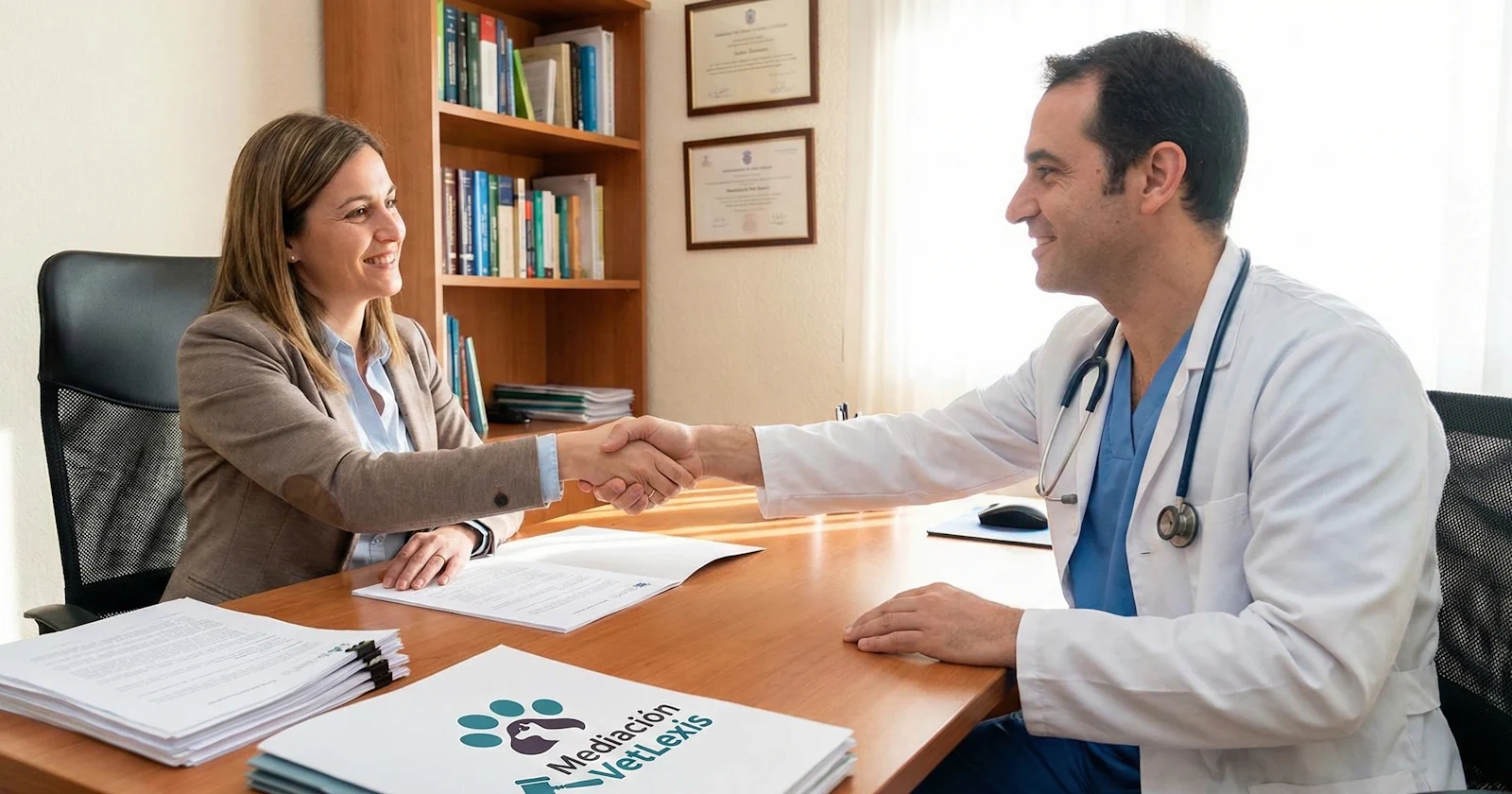 Resolución de conflictos mediante mediación en el consentimiento informado veterinario.